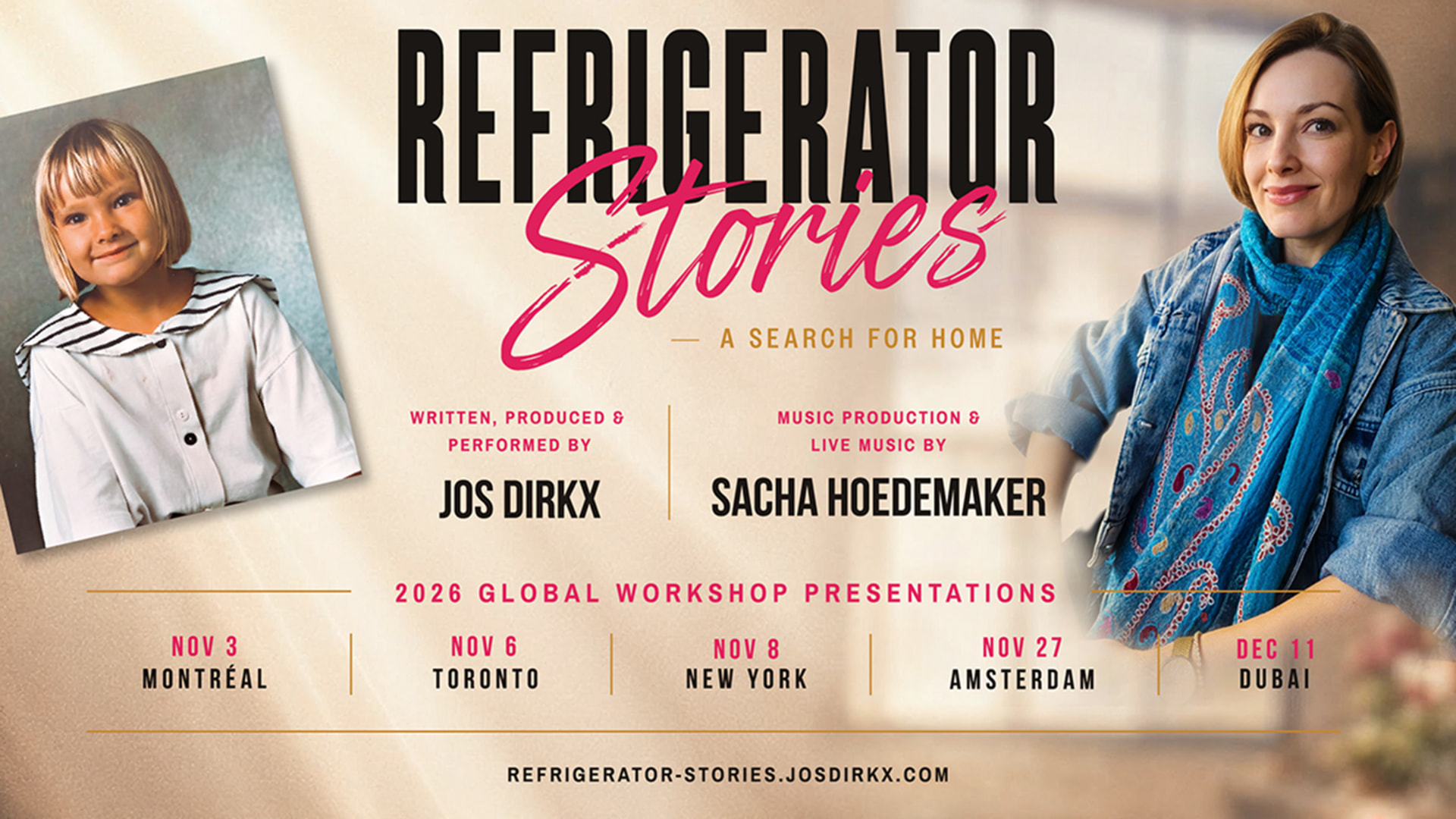 Refrigerator Stories — A Search for Home, show poster